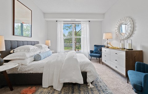 Dominium-Landings at Silver Lake Village-Model Bedroom